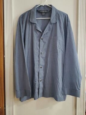 Geoffrey Beene 3/4 Sleeve Top Size XL Blue
